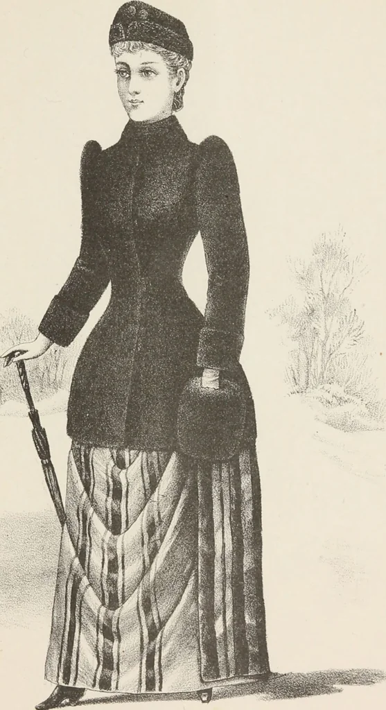 An illustration from Lamson & Hubbard, manufacturers of ladies' furs of every description : wholesale and retail, 1890, leaf 39