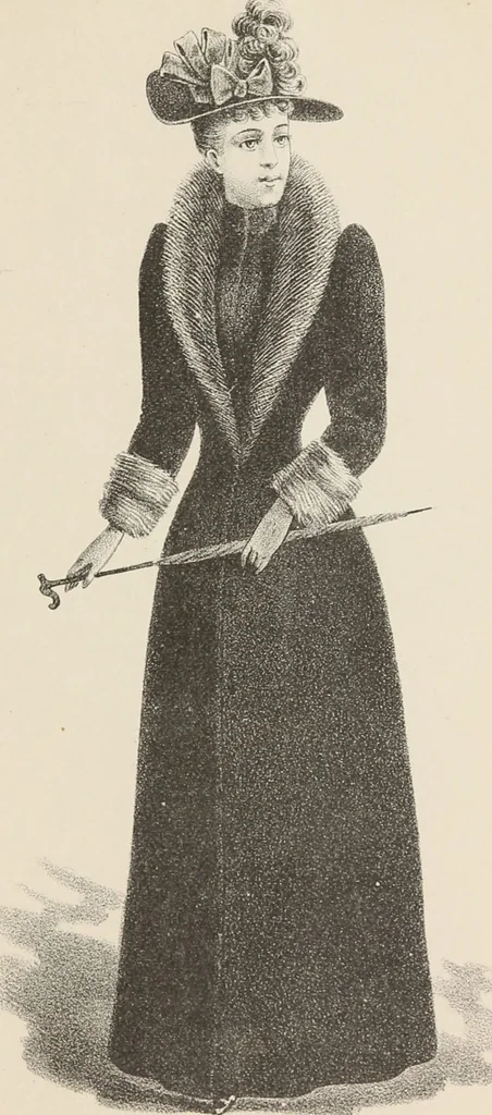 An illustration from Lamson & Hubbard, manufacturers of ladies' furs of every description : wholesale and retail, 1890, leaf 49