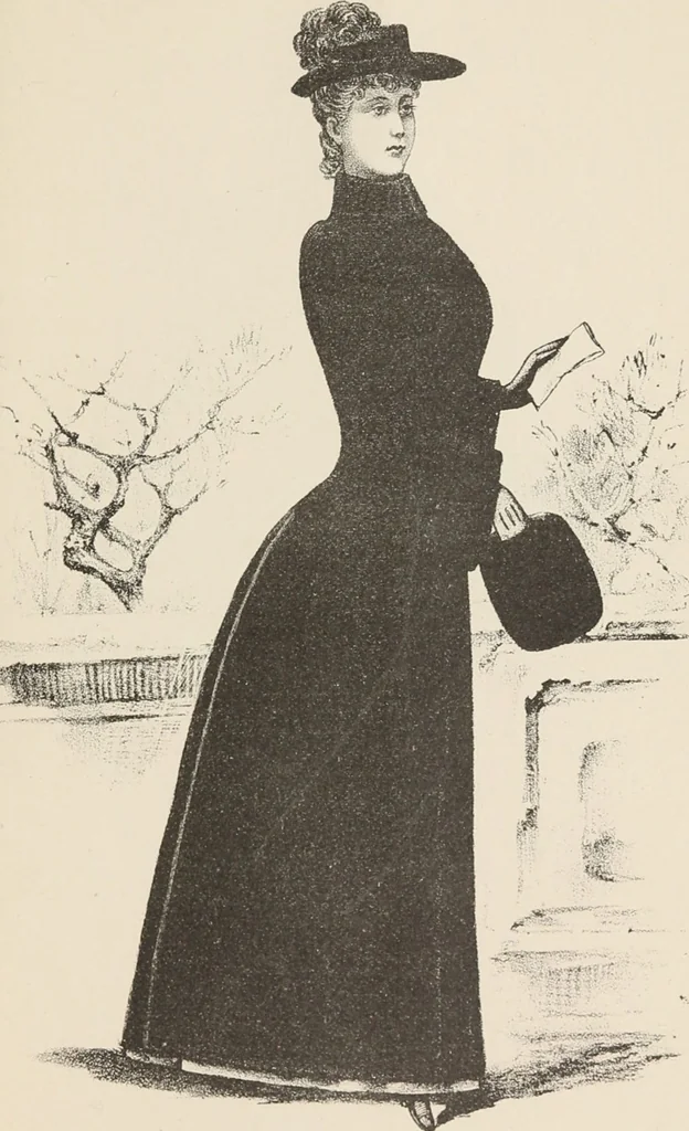 An illustration from Lamson & Hubbard, manufacturers of ladies' furs of every description : wholesale and retail, 1890, leaf 51