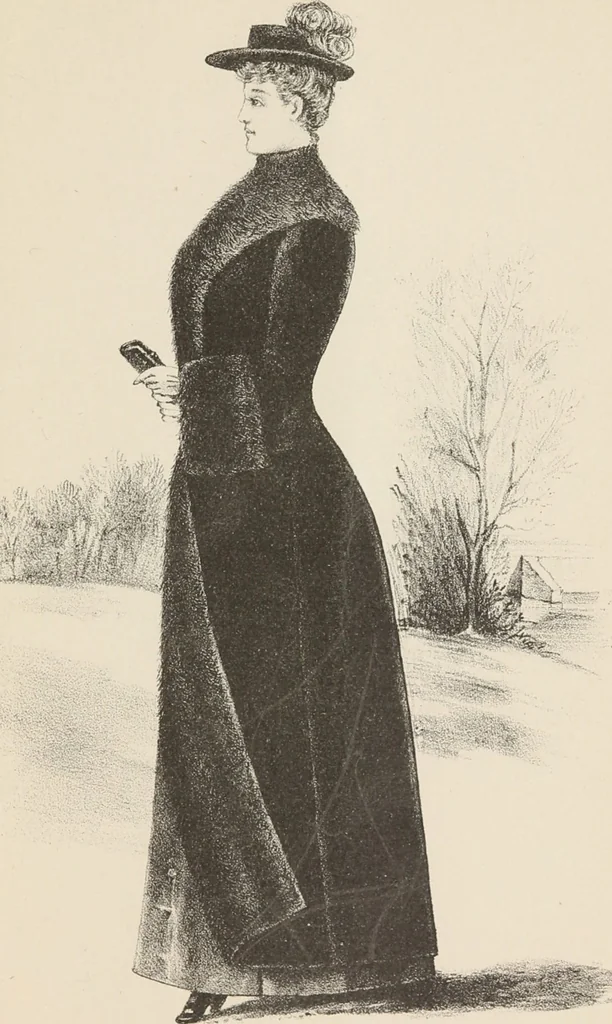 An illustration from Lamson & Hubbard, manufacturers of ladies' furs of every description : wholesale and retail, 1890, leaf 55