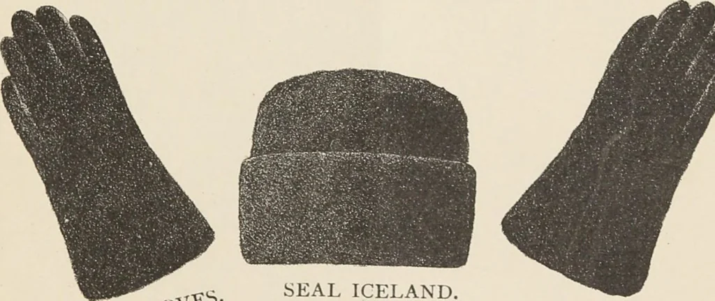 An illustration from Lamson & Hubbard, manufacturers of ladies' furs of every description : wholesale and retail, 1890, leaf 67
