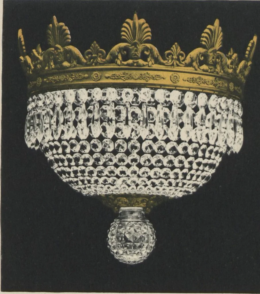 An illustration from Tarif des articles d'eclairage / Compagnie des cristalleries de Baccarat, 1907, leaf 100