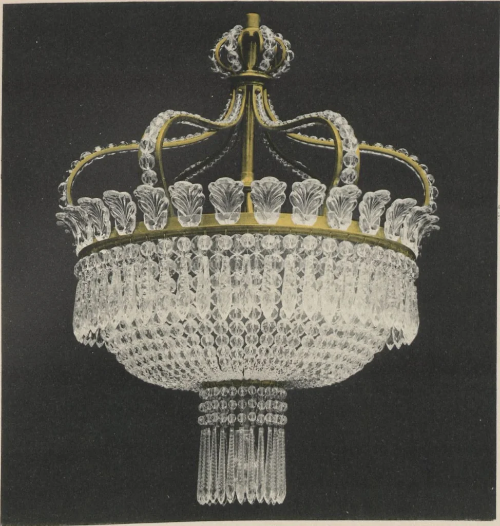 An illustration from Tarif des articles d'eclairage / Compagnie des cristalleries de Baccarat, 1907, leaf 103