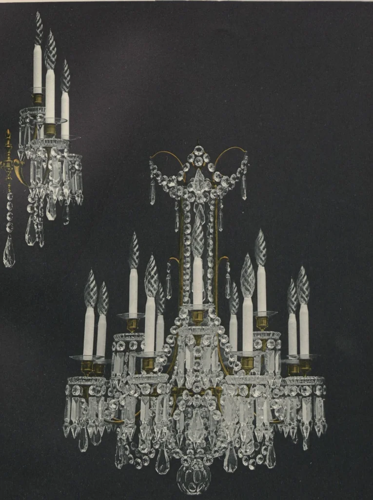 An illustration from Tarif des articles d'eclairage / Compagnie des cristalleries de Baccarat, 1907, leaf 113
