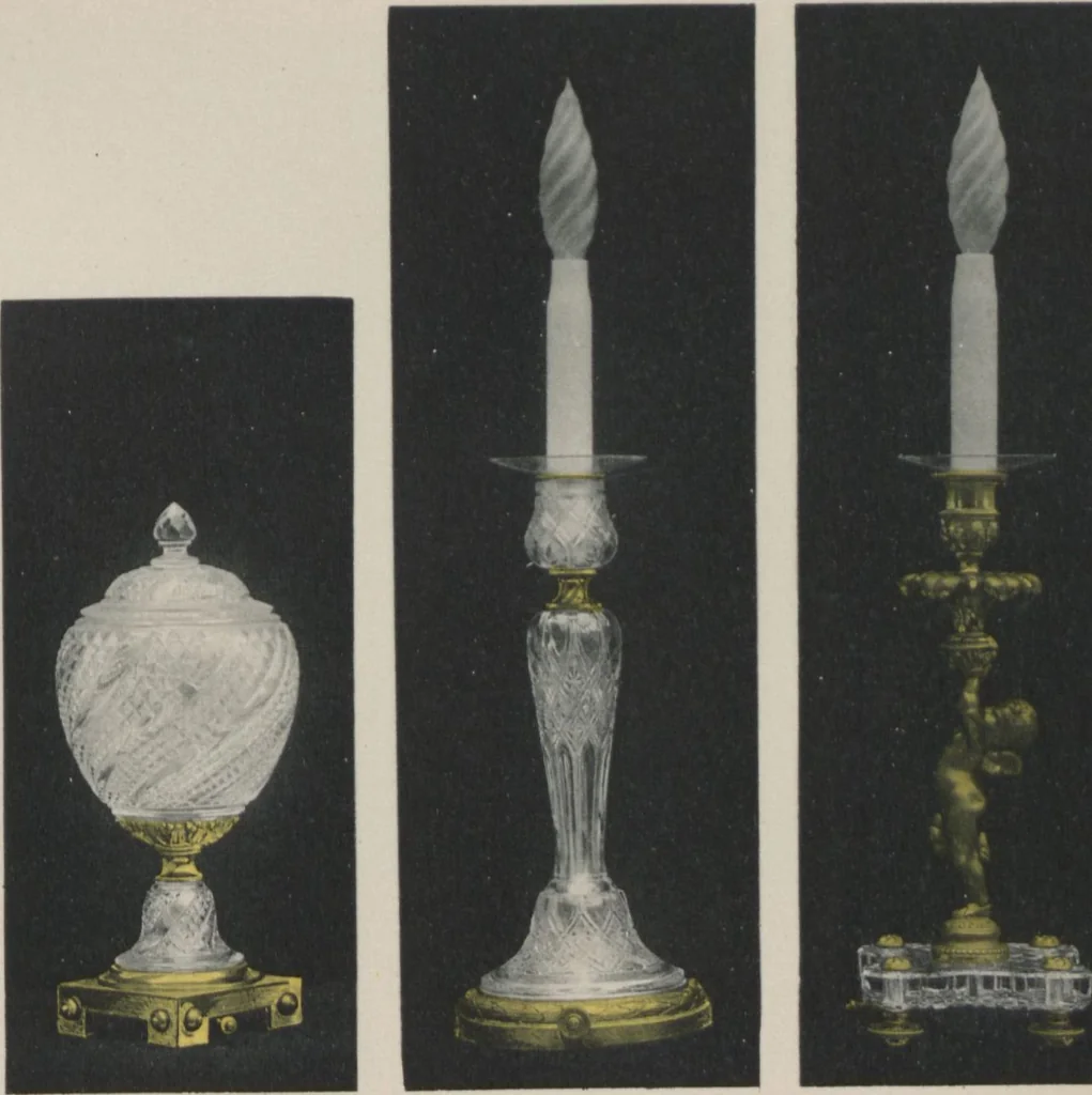 An illustration from Tarif des articles d'eclairage / Compagnie des cristalleries de Baccarat, 1907, leaf 131