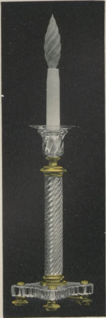 An illustration from Tarif des articles d'eclairage / Compagnie des cristalleries de Baccarat, 1907, leaf 131