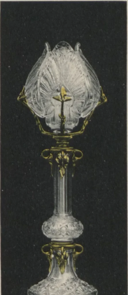An illustration from Tarif des articles d'eclairage / Compagnie des cristalleries de Baccarat, 1907, leaf 131
