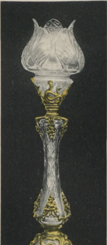 An illustration from Tarif des articles d'eclairage / Compagnie des cristalleries de Baccarat, 1907, leaf 131