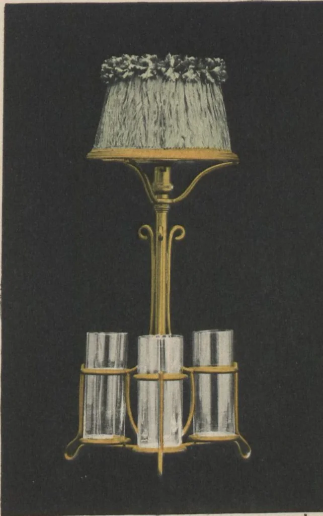 An illustration from Tarif des articles d'eclairage / Compagnie des cristalleries de Baccarat, 1907, leaf 132