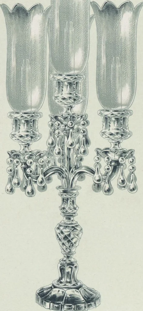 An illustration from Tarif des articles d'eclairage / Compagnie des cristalleries de Baccarat, 1907, leaf 35