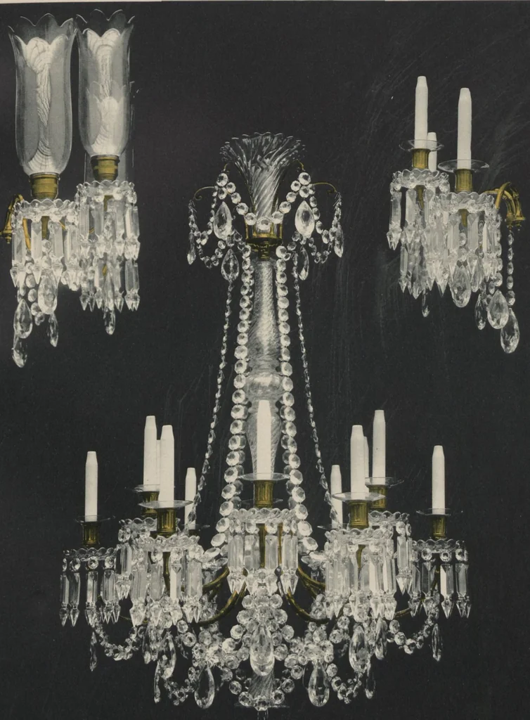 An illustration from Tarif des articles d'eclairage / Compagnie des cristalleries de Baccarat, 1907, leaf 50