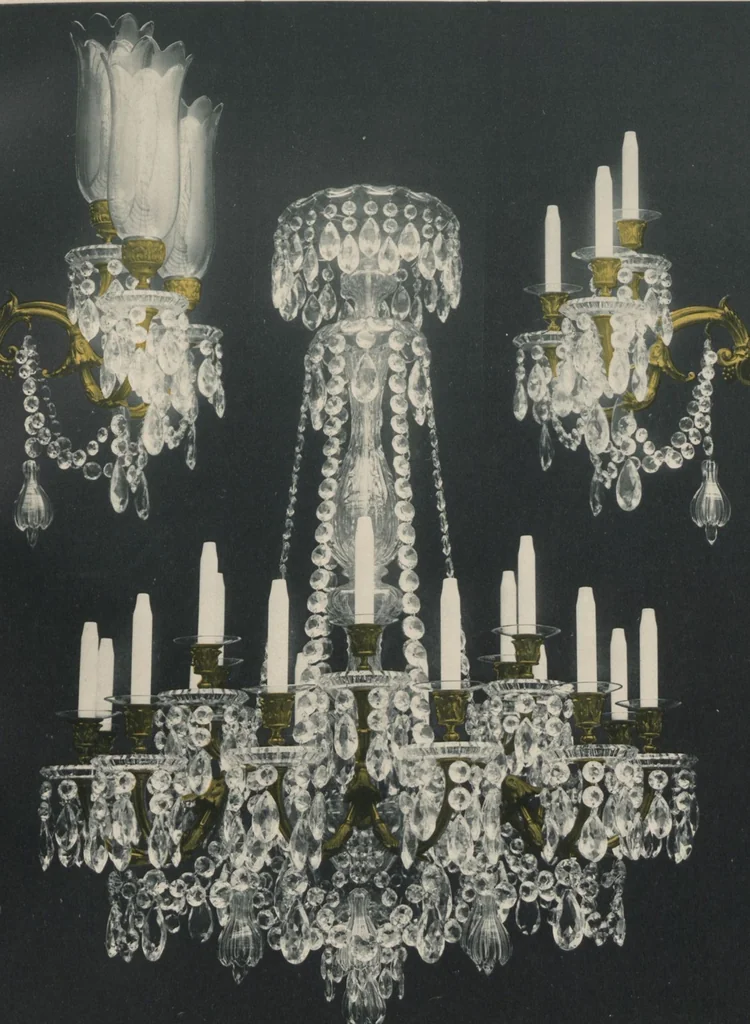 An illustration from Tarif des articles d'eclairage / Compagnie des cristalleries de Baccarat, 1907, leaf 51