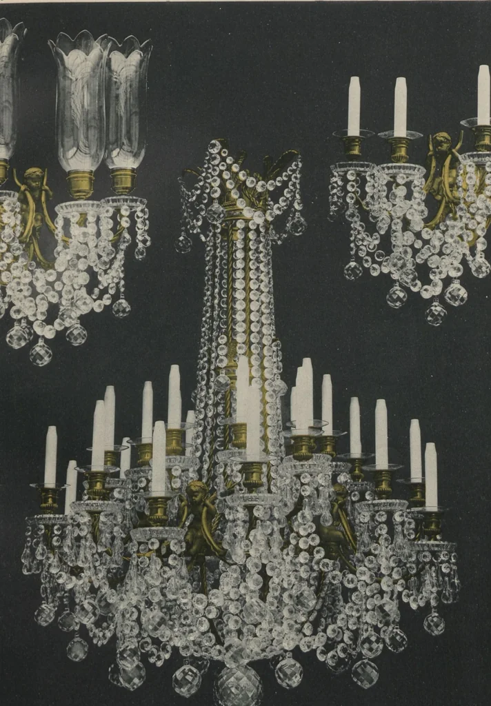 An illustration from Tarif des articles d'eclairage / Compagnie des cristalleries de Baccarat, 1907, leaf 53