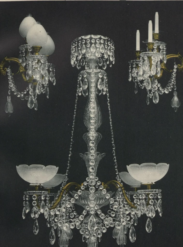 An illustration from Tarif des articles d'eclairage / Compagnie des cristalleries de Baccarat, 1907, leaf 86