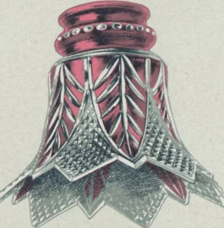 An illustration from Tarif des articles d'eclairage / Compagnie des cristalleries de Baccarat, 1907, leaf 95