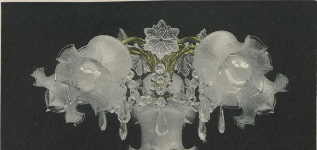 An illustration from Tarif des articles d'eclairage / Compagnie des cristalleries de Baccarat, 1907, leaf 97