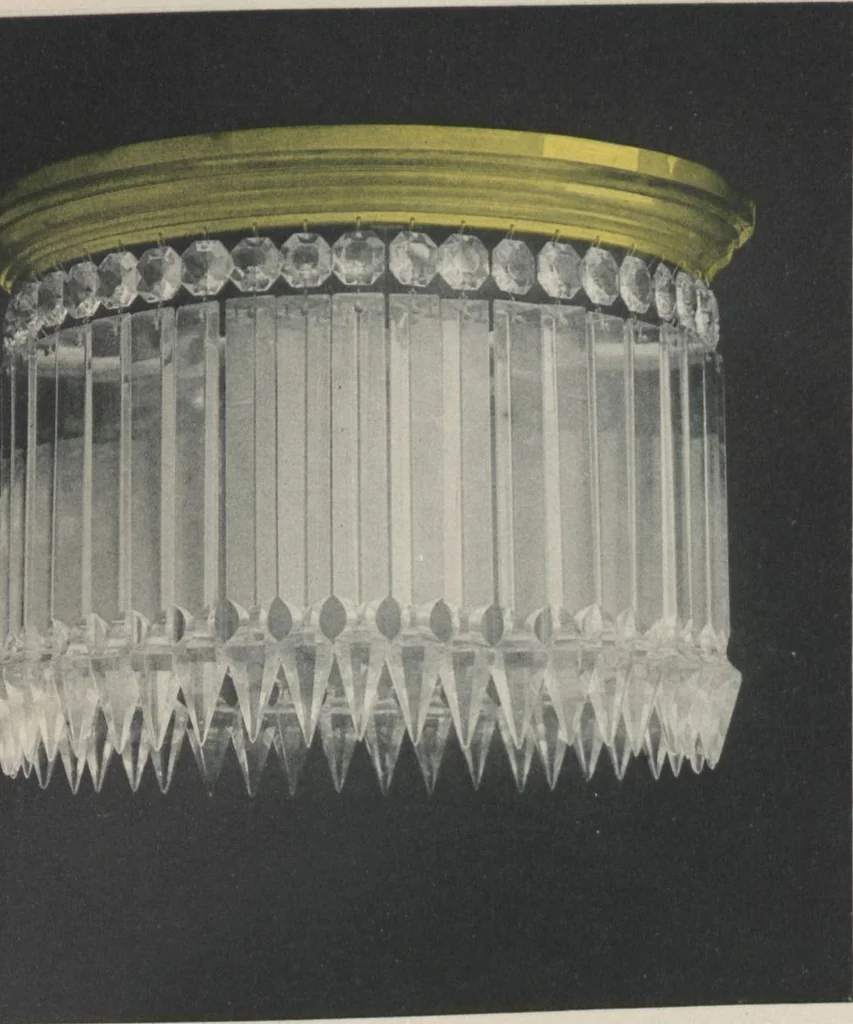 An illustration from Tarif des articles d'eclairage / Compagnie des cristalleries de Baccarat, 1907, leaf 98