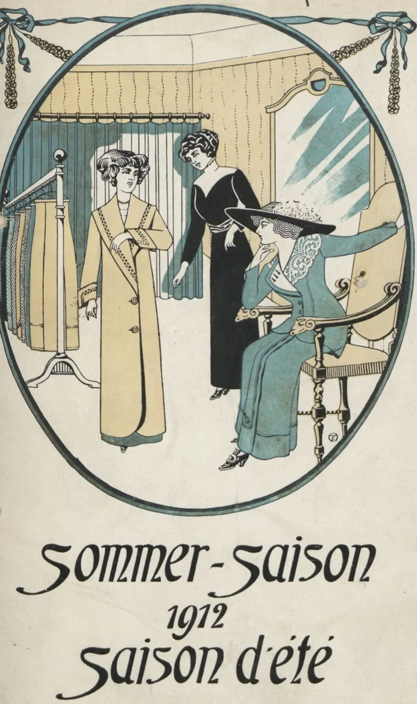 An illustration from Sommer-saison, 1912, saison d'été, 1912, leaf 1