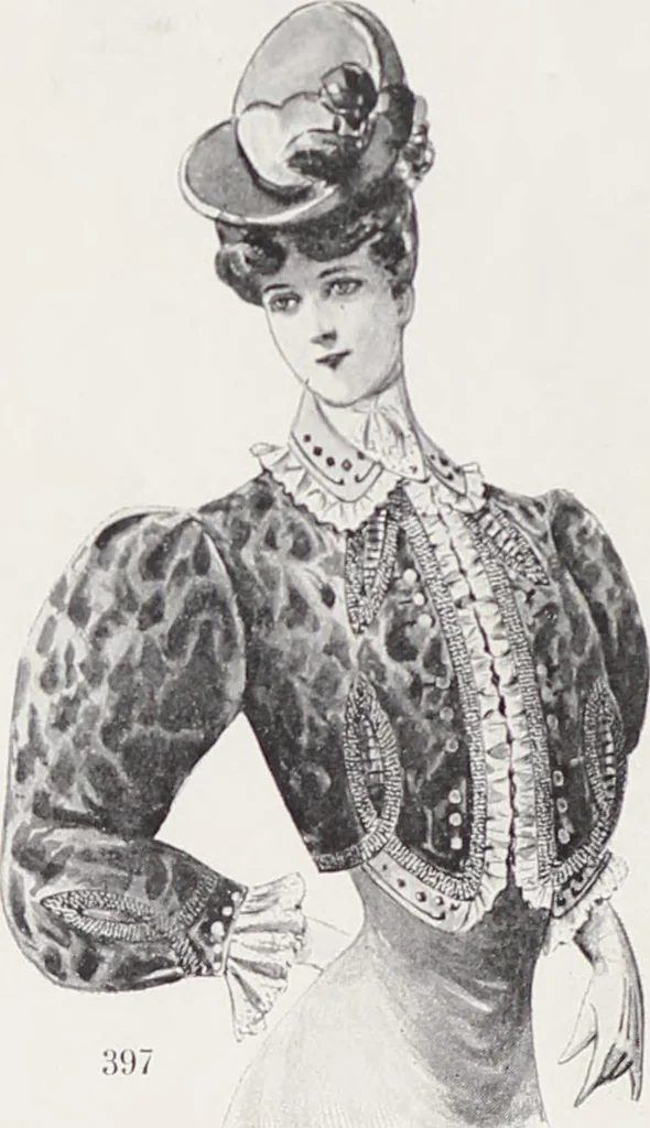 An illustration from Album de fourrures, 1906, leaf 10