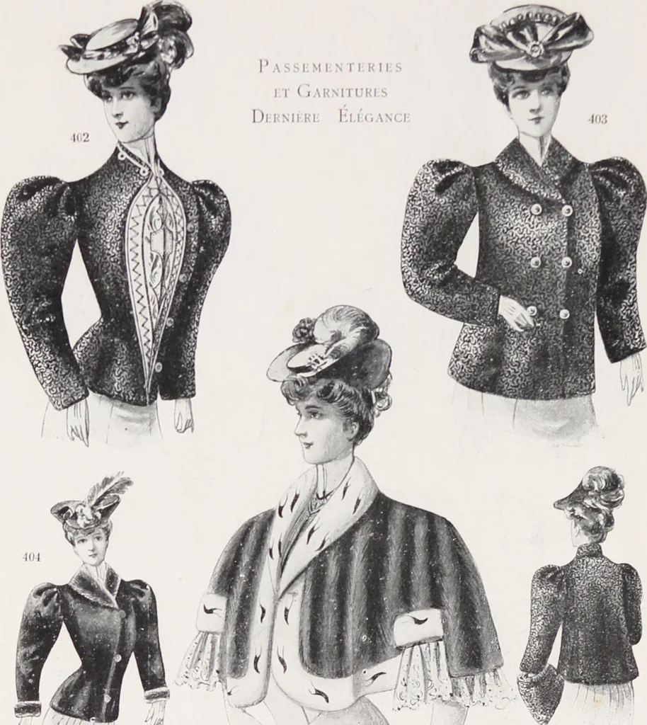 An illustration from Album de fourrures, 1906, leaf 12