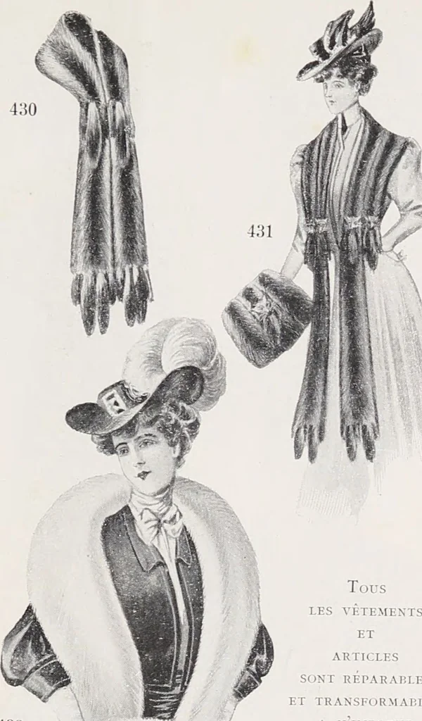 An illustration from Album de fourrures, 1906, leaf 19