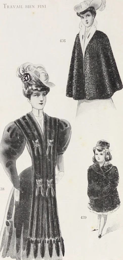 An illustration from Album de fourrures, 1906, leaf 20
