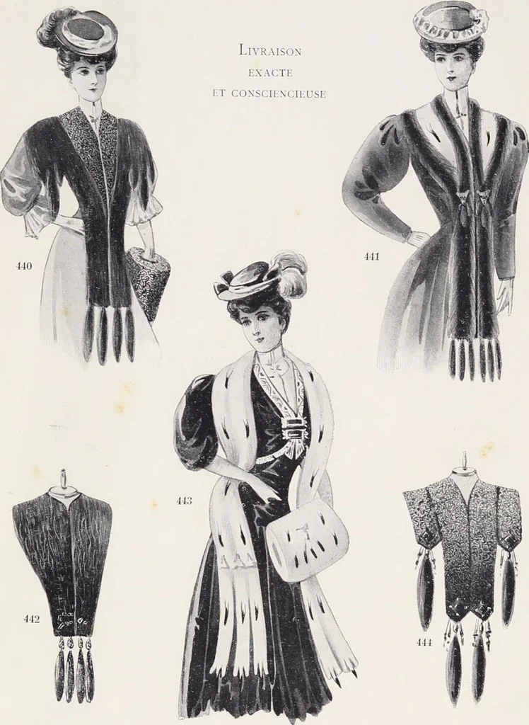 An illustration from Album de fourrures, 1906, leaf 21