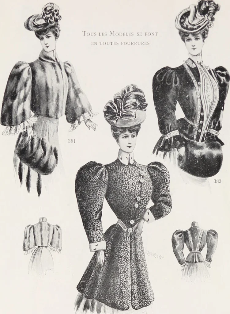 An illustration from Album de fourrures, 1906, leaf 6