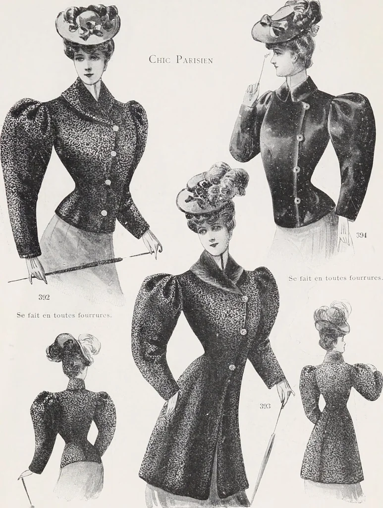 An illustration from Album de fourrures, 1906, leaf 9