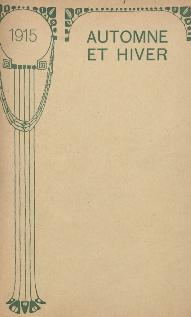 An illustration from Automne et hiver, 1915, 1915, leaf 1