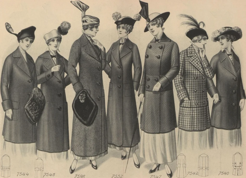 An illustration from Automne et hiver, 1915, 1915, leaf 9