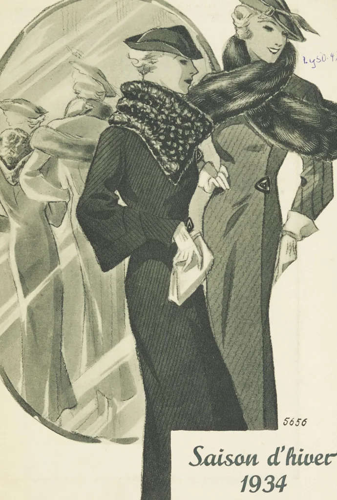An illustration from Saison d'hiver, 1934, 1934, leaf 1