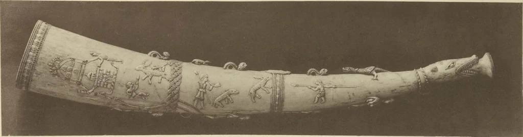 An illustration from Antiquities from the city of Benin and from other parts of West Africa in the British Museum / by Charles Hercules Read and Ormonde Maddock Dalton, 1899, leaf 70