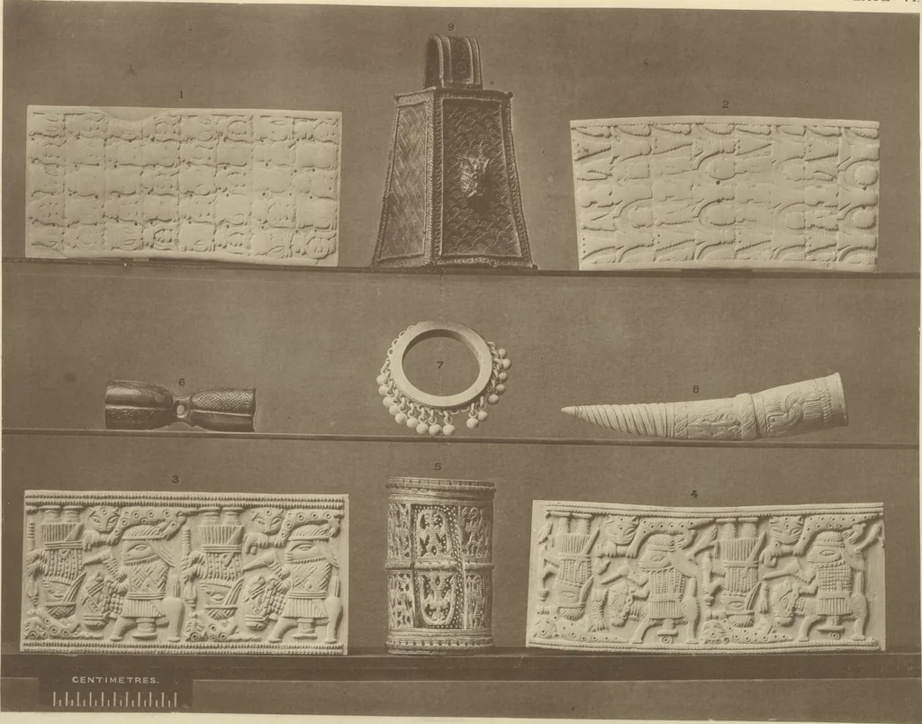 An illustration from Antiquities from the city of Benin and from other parts of West Africa in the British Museum / by Charles Hercules Read and Ormonde Maddock Dalton, 1899, leaf 80