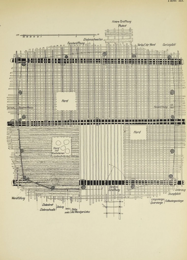 An illustration from Forschungen im Innern der Insel Neuguinea : (Bericht des Führers über die wissenschaftlichen Ergebnisse der deutschen Grenzexpedition in das westliche Kaiser-Wilhelmsland 1910), 1914, leaf 113