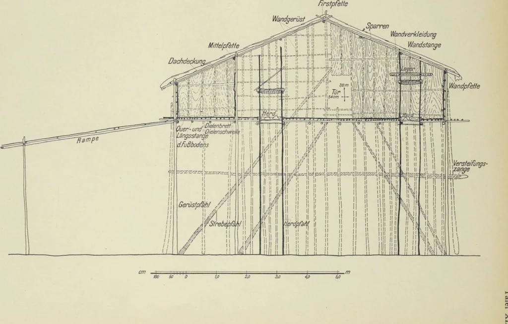 An illustration from Forschungen im Innern der Insel Neuguinea : (Bericht des Führers über die wissenschaftlichen Ergebnisse der deutschen Grenzexpedition in das westliche Kaiser-Wilhelmsland 1910), 1914, leaf 129