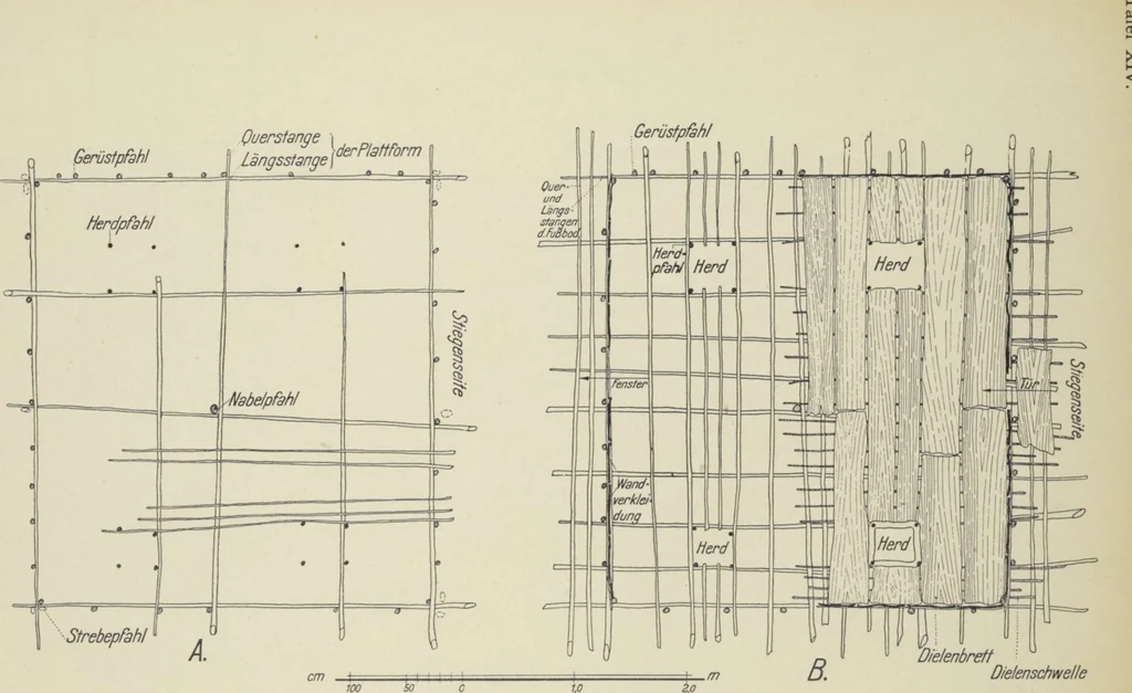 An illustration from Forschungen im Innern der Insel Neuguinea : (Bericht des Führers über die wissenschaftlichen Ergebnisse der deutschen Grenzexpedition in das westliche Kaiser-Wilhelmsland 1910), 1914, leaf 134