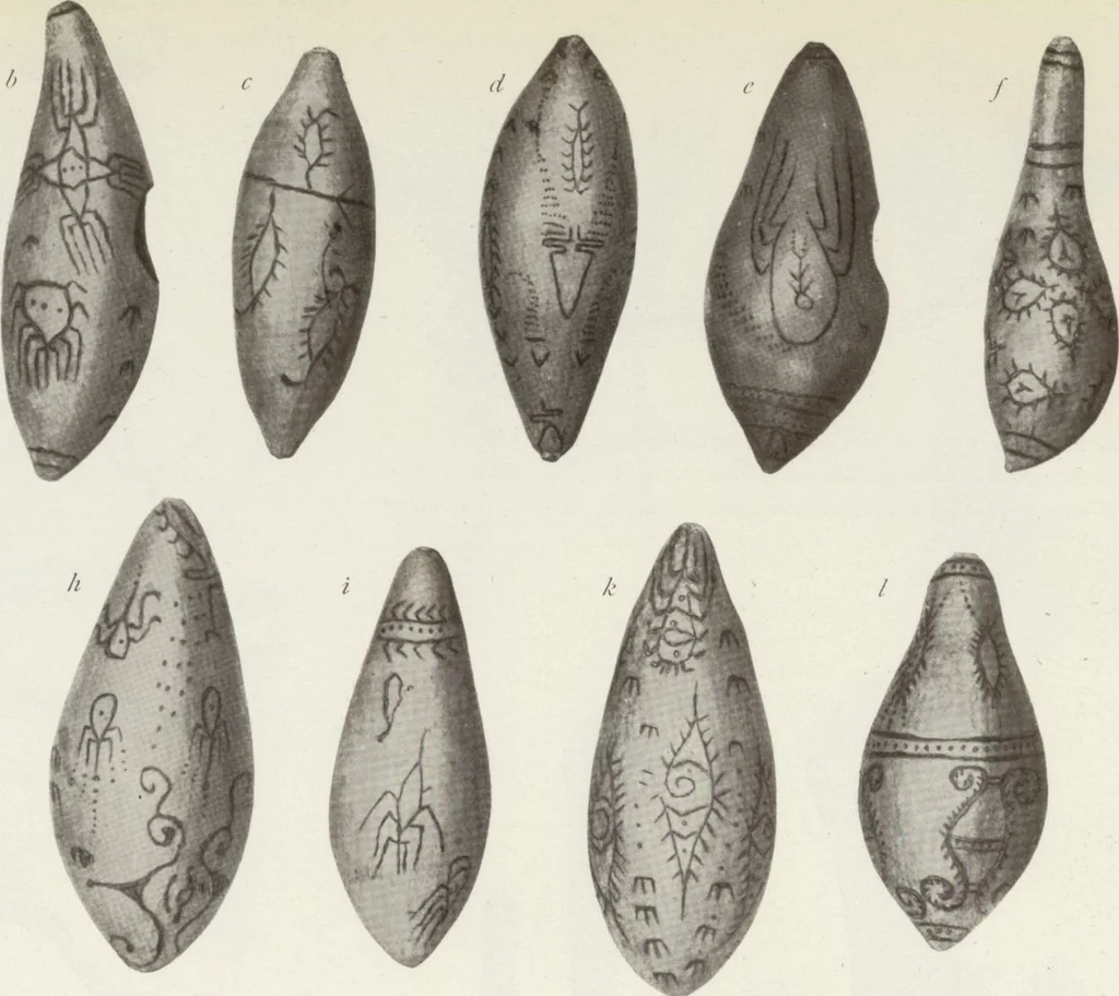 An illustration from Forschungen im Innern der Insel Neuguinea : (Bericht des Führers über die wissenschaftlichen Ergebnisse der deutschen Grenzexpedition in das westliche Kaiser-Wilhelmsland 1910), 1914, leaf 174