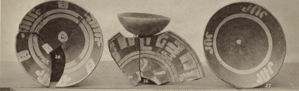 An illustration from Alt-Mexico : Archäologische Beiträge zur Kulturgeschichte seiner Bewohner : [volume 1] / von Hermann Strebel, 1885, leaf 161