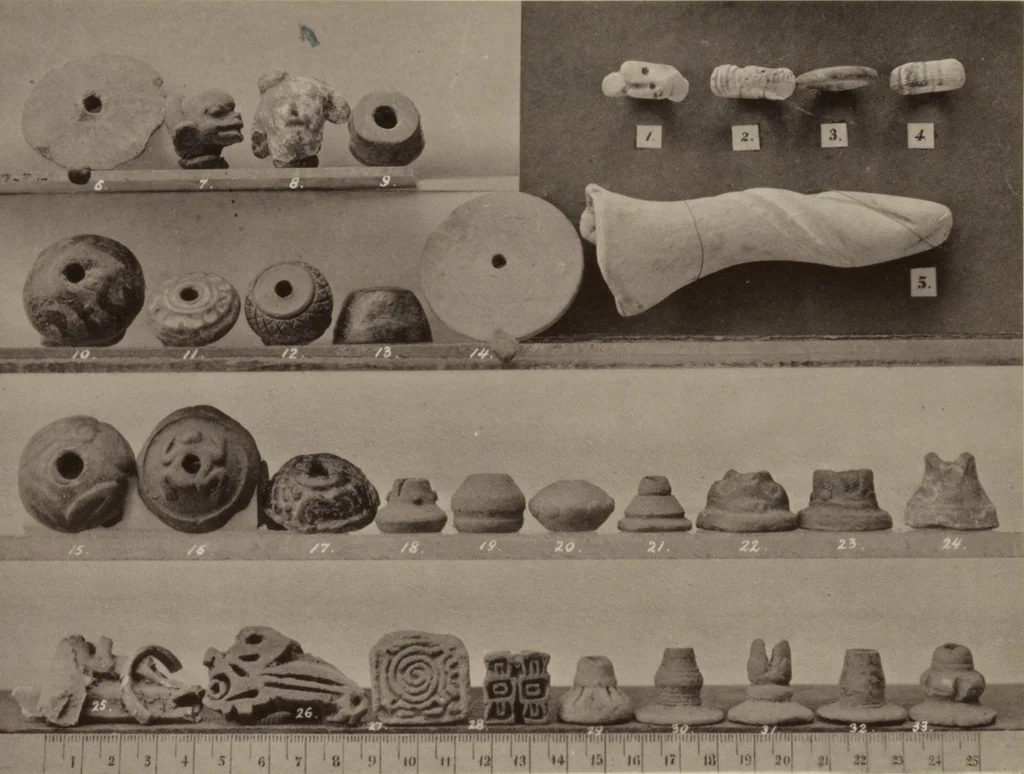 An illustration from Alt-Mexico : Archäologische Beiträge zur Kulturgeschichte seiner Bewohner : [volume 1] / von Hermann Strebel, 1885, leaf 171