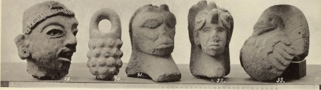 An illustration from Alt-Mexico : Archäologische Beiträge zur Kulturgeschichte seiner Bewohner : [volume 1] / von Hermann Strebel, 1885, leaf 173