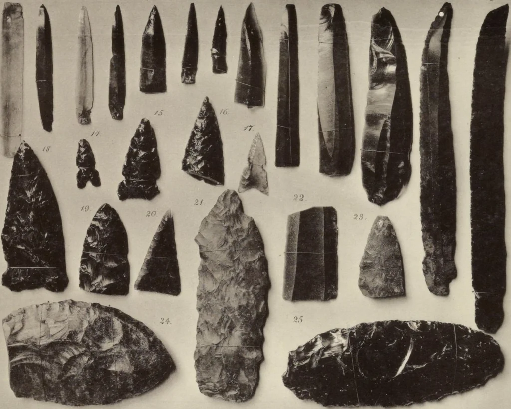An illustration from Alt-Mexico : Archäologische Beiträge zur Kulturgeschichte seiner Bewohner : [volume 1] / von Hermann Strebel, 1885, leaf 173
