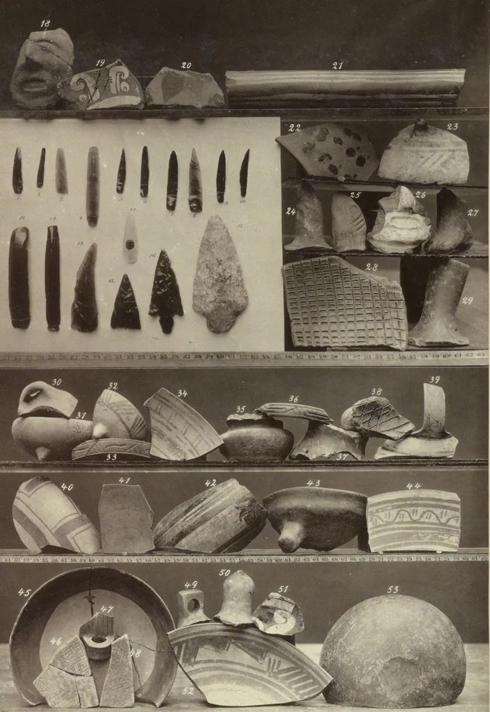 An illustration from Alt-Mexico : Archäologische Beiträge zur Kulturgeschichte seiner Bewohner : [volume 2] / von Hermann Strebel, 1885, leaf 191