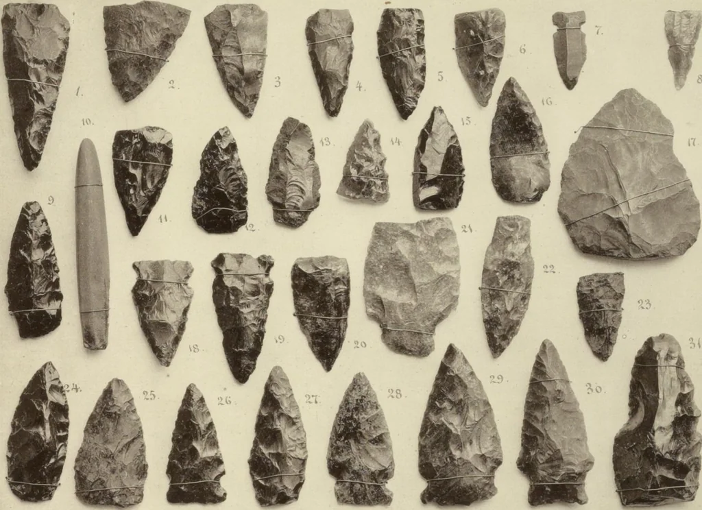 An illustration from Alt-Mexico : Archäologische Beiträge zur Kulturgeschichte seiner Bewohner : [volume 2] / von Hermann Strebel, 1885, leaf 209