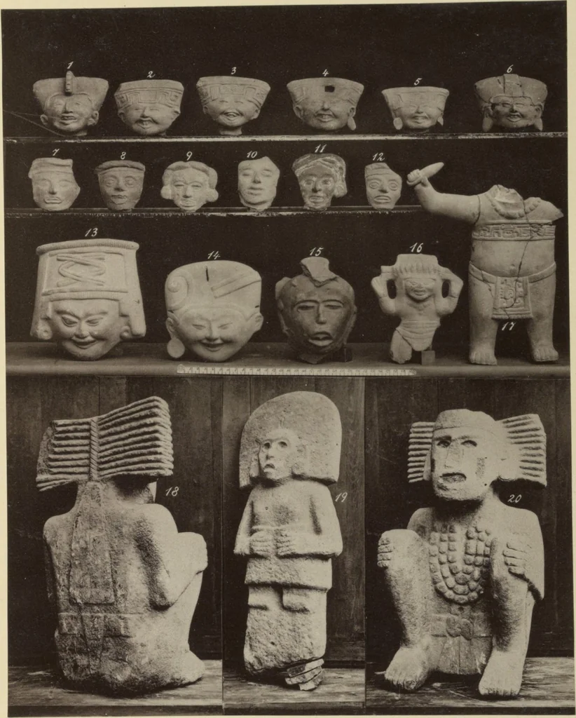 An illustration from Alt-Mexico : Archäologische Beiträge zur Kulturgeschichte seiner Bewohner : [volume 2] / von Hermann Strebel, 1885, leaf 239