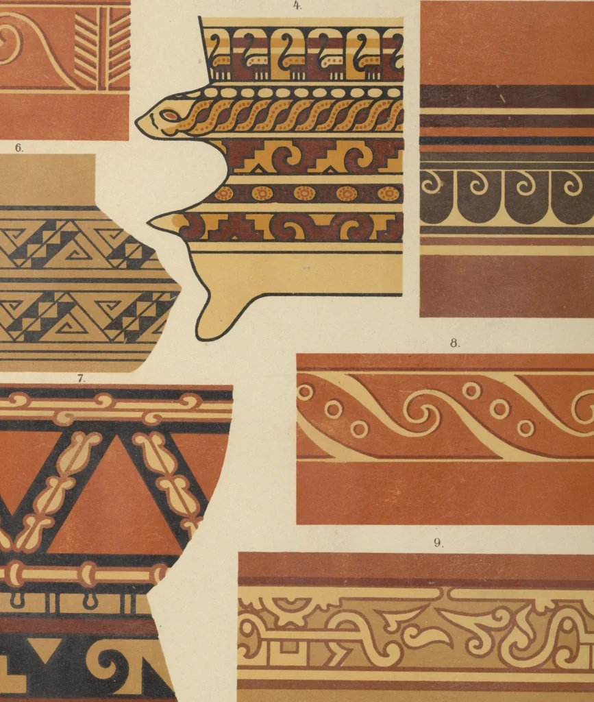 An illustration from Alt-Mexico : Archäologische Beiträge zur Kulturgeschichte seiner Bewohner : [volume 2] / von Hermann Strebel, 1885, leaf 241
