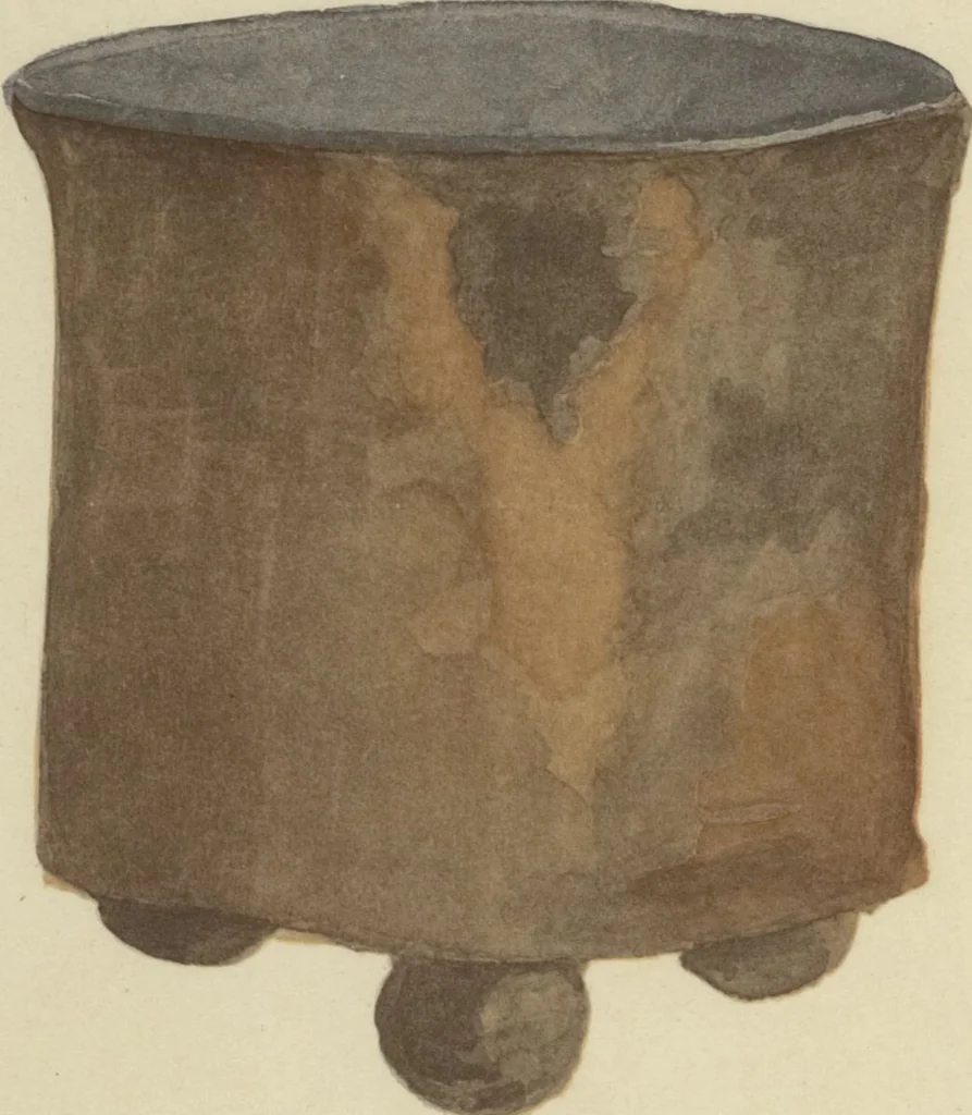 An illustration from Monumentos del arte mexicano antiguo : Ornamentación, mitología, tributos y monumentos : [volume 2] / por el Dr. Antonio Peñafiel, 1890, leaf 102