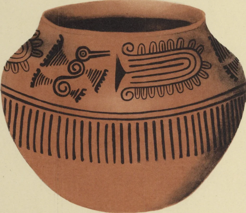 An illustration from Monumentos del arte mexicano antiguo : Ornamentación, mitología, tributos y monumentos : [volume 2] / por el Dr. Antonio Peñafiel, 1890, leaf 120