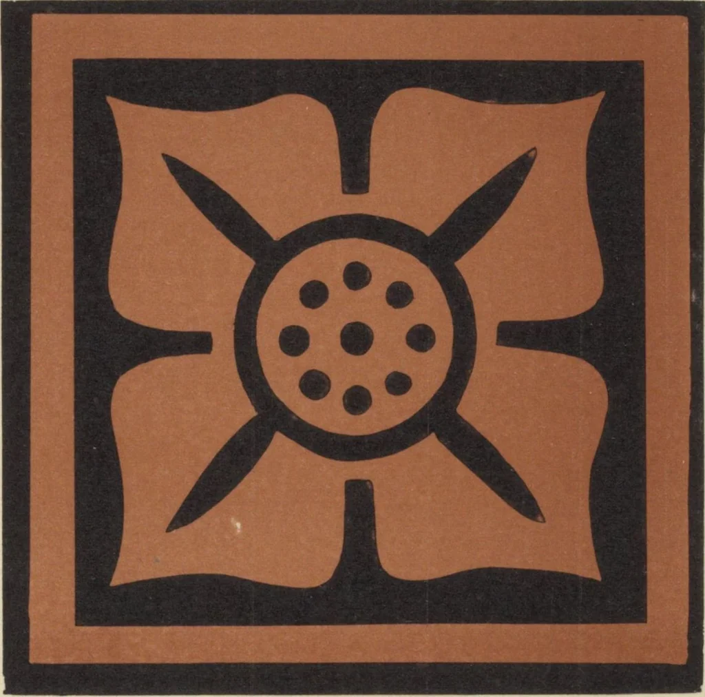An illustration from Monumentos del arte mexicano antiguo : Ornamentación, mitología, tributos y monumentos : [volume 2] / por el Dr. Antonio Peñafiel, 1890, leaf 120