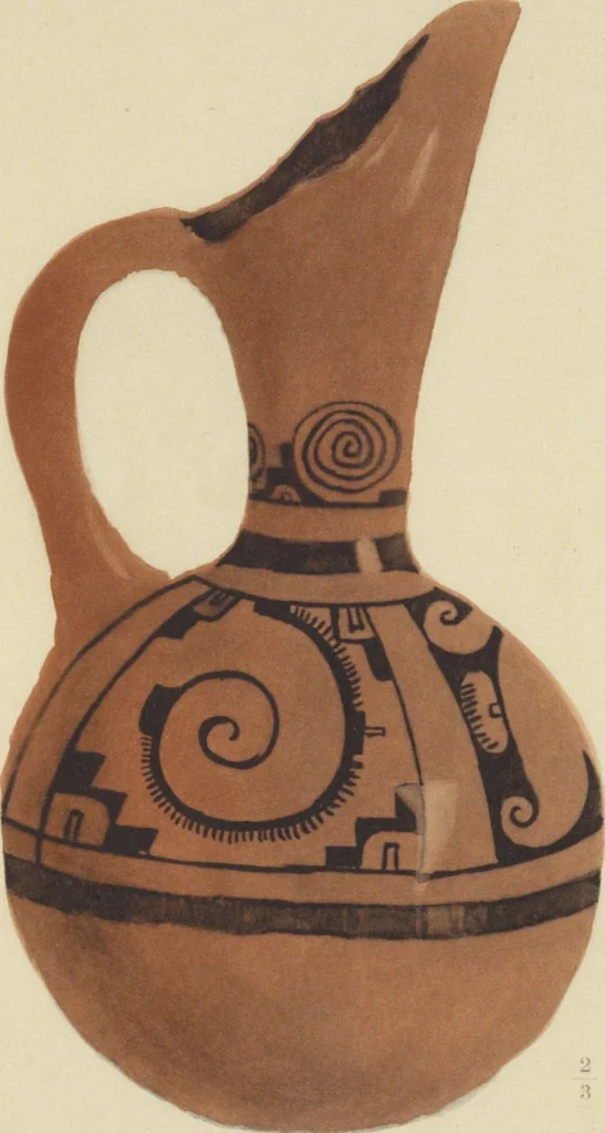 An illustration from Monumentos del arte mexicano antiguo : Ornamentación, mitología, tributos y monumentos : [volume 2] / por el Dr. Antonio Peñafiel, 1890, leaf 122
